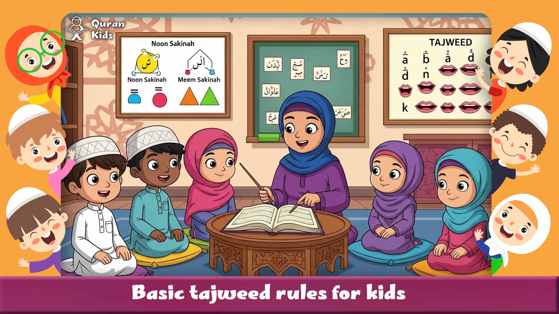Basic tajweed rules for kids