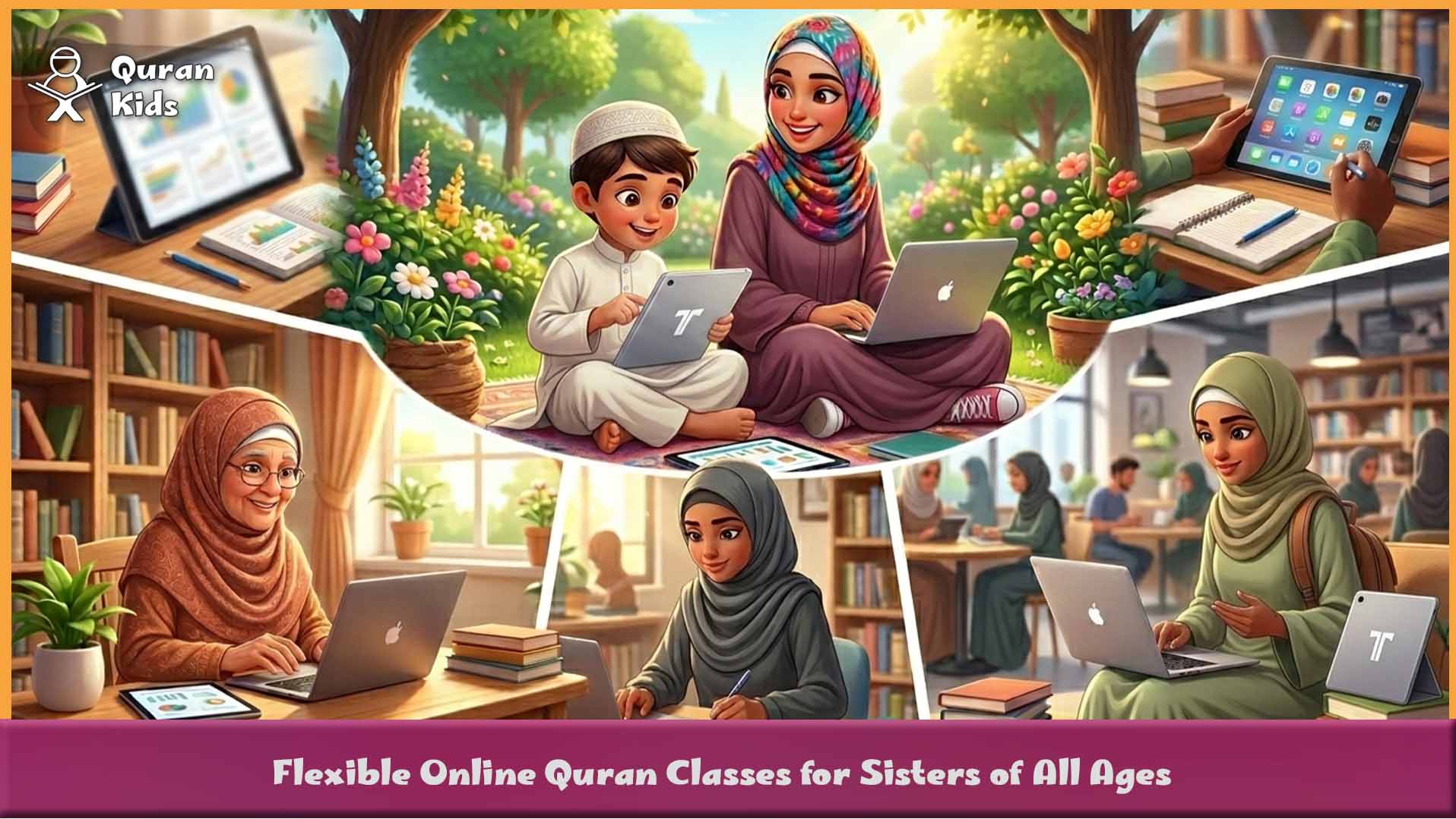 Flexible Online Quran Classes for Sisters of All Ages