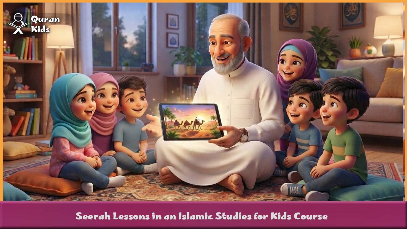 Seerah Lessons in an Islamic Studies for Kids Course