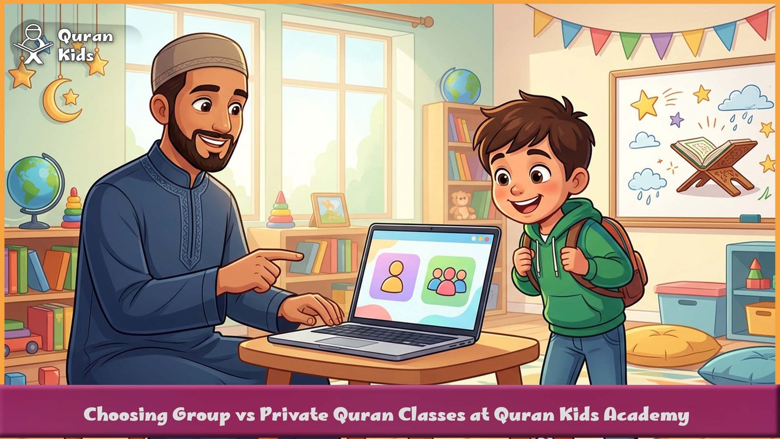 Choosing Group vs Private Quran Classes at Quran Kids Academy